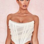 House of CB одећу 68JT108 мелинда корзет од слоноваче