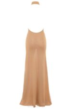 House of CB одећу 68JT113 селиа златна плетена макси хаљина - Image 10
