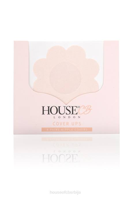 House of CB одећу 68JT1315 сет од 4 беж поклопца за брадавице - Image 1