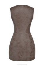 House of CB одећу 68JT144 Пандора моцха корсет мини хаљина - Image 7
