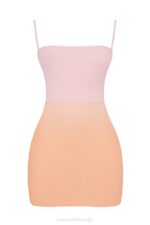 House of CB одећу 68JT183 Дева омбре мини хаљина - Image 5