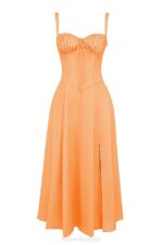 House of CB одећу 68JT188 цармен мандарине бустиер сундресс - Image 7