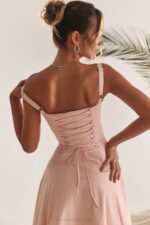 House of CB одећу 68JT196 Цармен беби пинк бустиер сундресс - Image 3