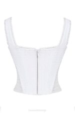House of CB одећу 68JT21 цаталина бели корзет бродерие англаис - Image 7