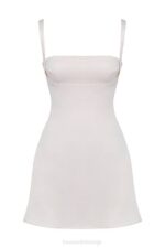 House of CB одећу 68JT285 кара винтаге крем мини хаљина - Image 5