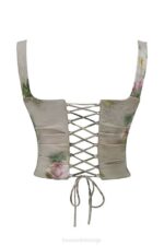 House of CB одећу 68JT28 уна винтаге цветни корзет - Image 6