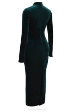House of CB одећу 68JT339 арабела шума од сомота корсет хаљина - Image 5