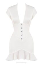 House of CB одећу 68JT401 тианна корсет хаљина боје слоноваче - Image 7