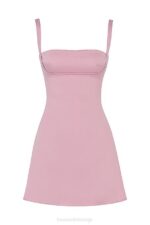 House of CB одећу 68JT417 кара розе кварц мини хаљина - Image 5