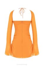 House of CB одећу 68JT421 беба мандарина шифон халтер мини хаљина - Image 9