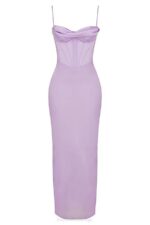 House of CB одећу 68JT423 цхармаине лаванде корсет макси хаљина - Image 5