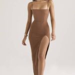 House of CB одећу 68JT446 јаида тост корсет макси хаљина