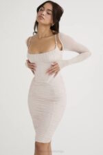 House of CB одећу 68JT487 фреија кристална корсет хаљина - Image 9
