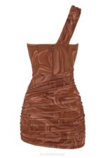 House of CB одећу 68JT567 цлементине свирл принт мини хаљина - Image 6