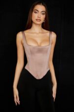 House of CB одећу 68JT68 рафа стоне сатенски корзет - Image 2