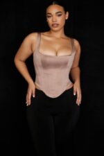 House of CB одећу 68JT68 рафа стоне сатенски корзет - Image 7