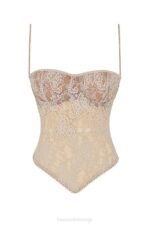 House of CB одећу 68JT702 фернанда крем пејсли чипкани врх - Image 6