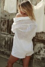 House of CB одећу 68JT715 царрие бела бродерие енглеска кошуља - Image 14