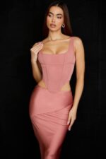 House of CB одећу 68JT73 едетта росе мрежасти корзет