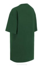 House of CB одећу 68JT789 куинн зелена превелика мајица од памучног дреса - Image 7