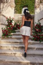 House of CB одећу 68JT873 малала бела мини сукња - Image 2