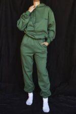 House of CB одећу 68JT946 панталоне за џогирање од флиса - Image 5