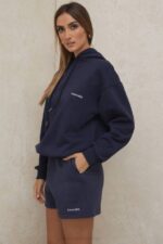 House of CB одећу 68JT994 ауден морнарски шортс од дреса - Image 10