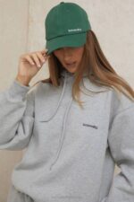 House of CB Прибор 68JT1061 девон зелена бејзбол капа са копчом - Image 2