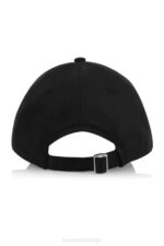 House of CB Прибор 68JT1063 девон црна бејзбол капа са копчом - Image 6