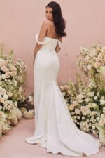 House of CB венчања 68JT1154 Делпхине свадбена хаљина са корзетом у облику слоноваче - ограничено издање - Image 19