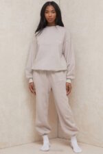 House of CB одећу 68JT1000 панталоне за трчање од неба од флиса - Image 7