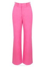 House of CB одећу 68JT1018 андреиа розе ланене панталоне - Image 7