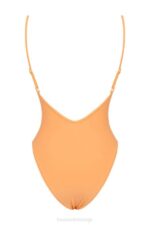 House of CB одећу 68JT1185 родос светло наранџасти једноделни купаћи костим - Image 6