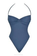 House of CB одећу 68JT1188 аруба тамноплави скупљени купаћи костим - Image 6