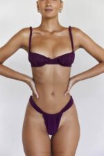 House of CB одећу 68JT1228 атхенс пруне скупио високе ноге бикини доњи део - Image 7