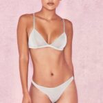 House of CB одећу 68JT1301 минк сребрни лурек троугао гаћица