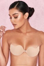 House of CB одећу 68JT1318 предње копчање од ливеног микрофибре в грудњак - беж - Image 2