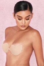 House of CB одећу 68JT1318 предње копчање од ливеног микрофибре в грудњак - беж - Image 5
