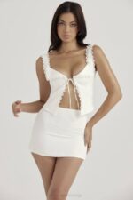 House of CB одећу 68JT714 ћилибар беле чипке - Image 13