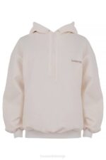 House of CB одећу 68JT792 Огромна бела јакна с капуљачом - Image 12