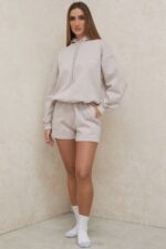 House of CB одећу 68JT793 хало стоне оверсизед хоодие - Image 10