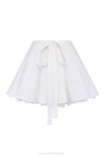 House of CB одећу 68JT851 нахла мини сукња од беле машне - Image 5
