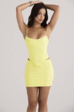 House of CB одећу 68JT923 нисха неон сцулптинг мини сукња - Image 9