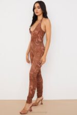 House of CB одећу 68JT967 љубичасте мрежасте хеланке - Image 8